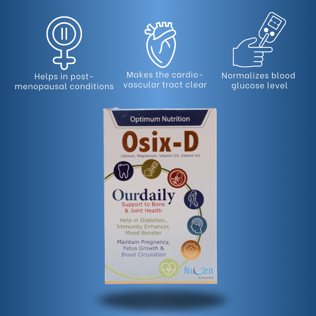 osix-d – makes the cardio - vascular tract clear & normalizes blood glucose level