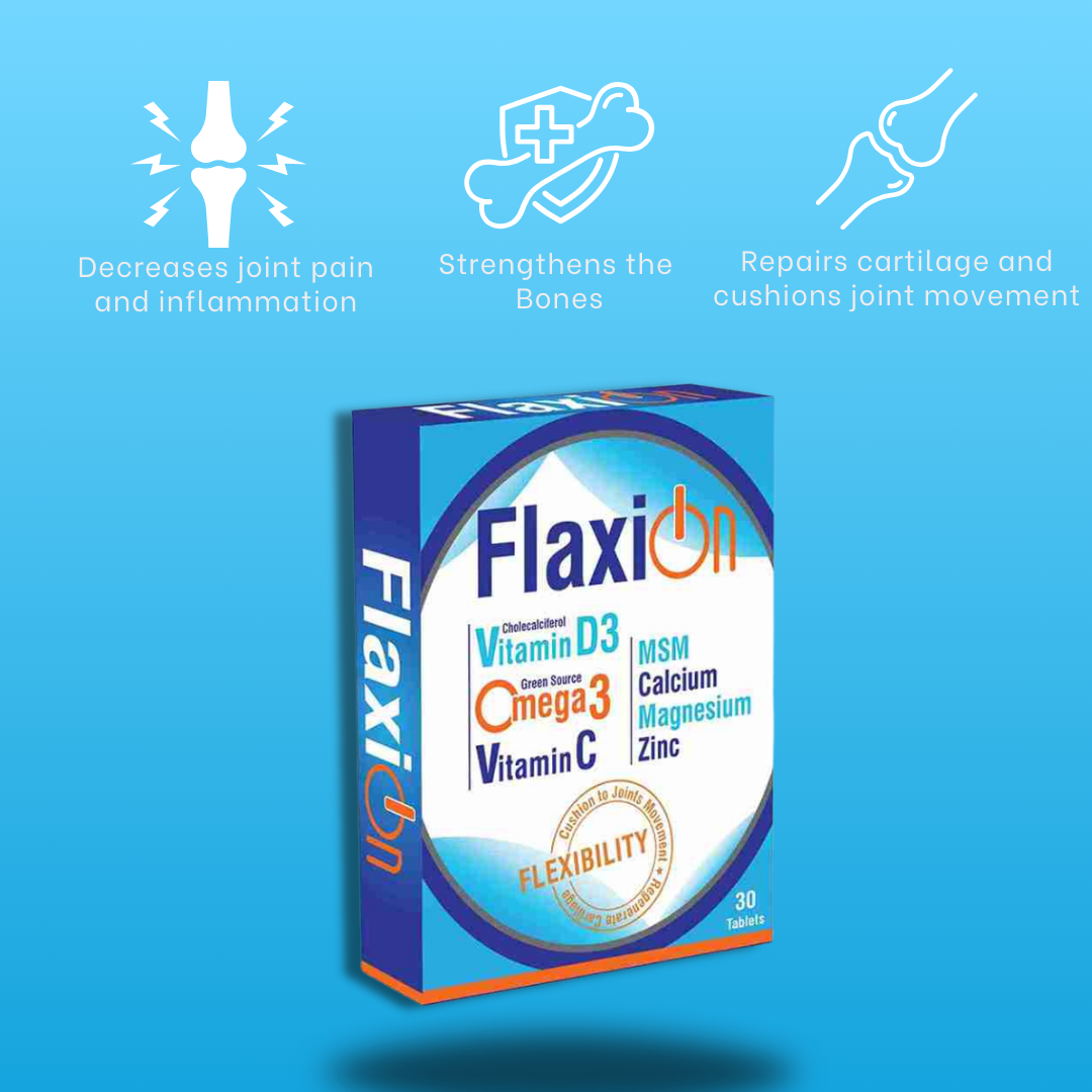 flaxion tablets-support the flexibility & mobility of joints & muscles