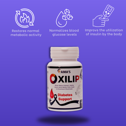 OXILIP – Tablets For Diabetes & Restores Normal Metabolic Activity