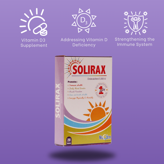 SOLirax – Vitamin D3 Tablets