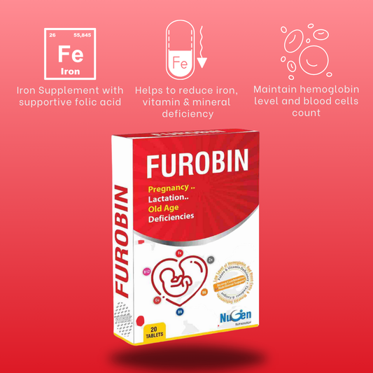 FUROBIN – Iron Supplement Tablets Best For Iron Deficiency & Pregnancy