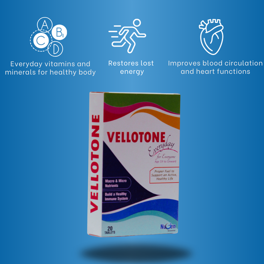 VELLOTONE – Multivitamins Supplement for Everyday Life