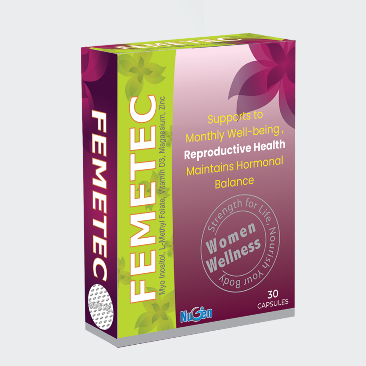 femetec capsules – women wellness,supports pcos & helps in pregnancy