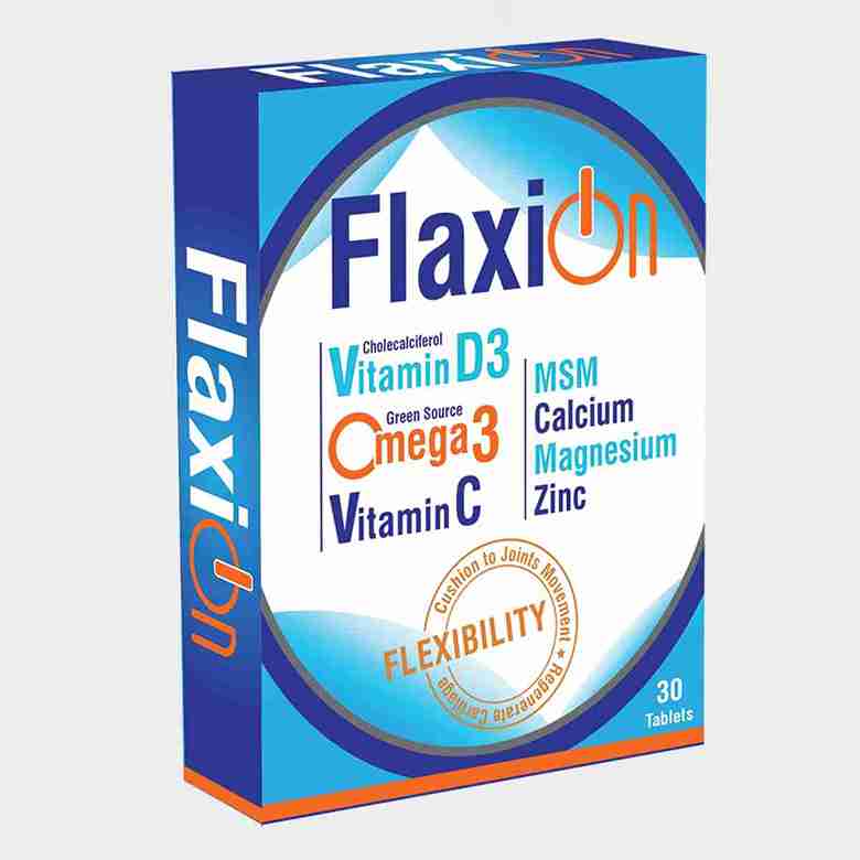 flaxion tablets-support the flexibility & mobility of joints & muscles